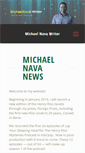 Mobile Screenshot of michaelnavawriter.com