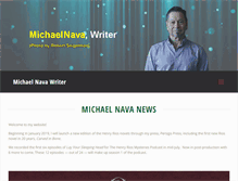 Tablet Screenshot of michaelnavawriter.com
